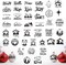40 Pieces Christmas Nativity Stickers for Crafts Vinyl Christmas Stickers Waterproof Decals for Ornament Ball Wood Cup Glass Water Bottle Decoration (40 Pcs Black Nativity)